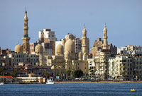 Город Александрия, Египет, Африка.