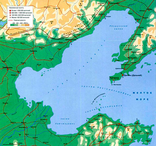 Залив Бохайвань на карте