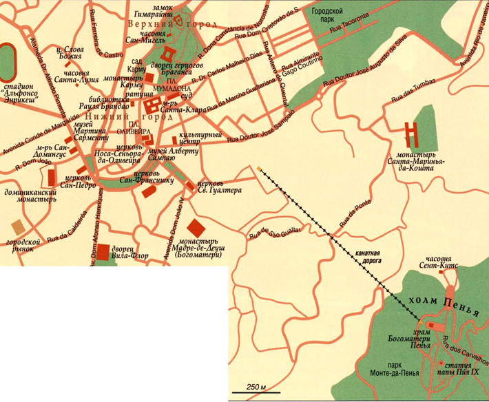 город Гимарайнш на карте