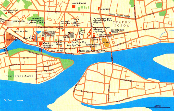 карта города Хойан