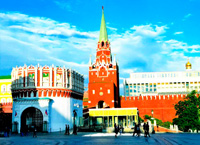 Московский Кремль (Кутафья и Троицкая башни)
