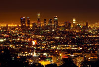 Лос-Анджелес, самый большой город по площади в США, Калифорния.