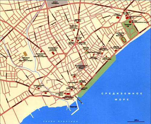 Карта Лимасол