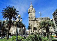 Город Монтевидео, столица Уругвая.