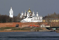 Город Великий Новгород, административный центр, Россия.