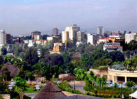 на фото Аддис-Абеба (столица Эфиопии)