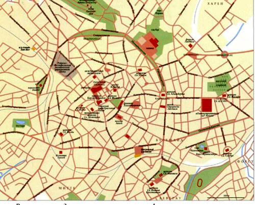 Город Ахен, топографическая карта, Город в Германии.