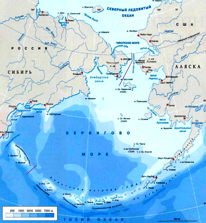 Берингово море — Россия — Планета Земля