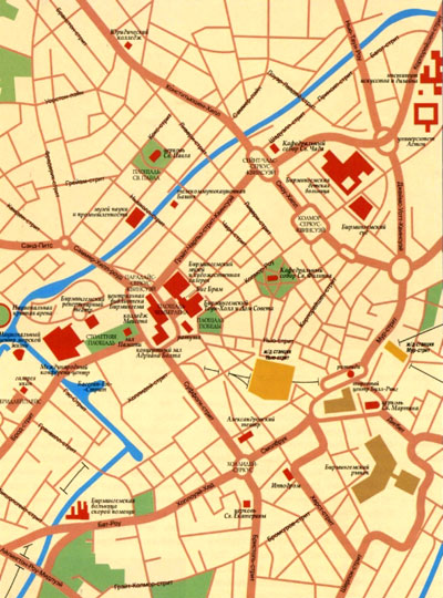Город Бирмингем на топографической карте, Англия.