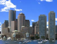 Города Бостон - столица штата Массачусетс, США.