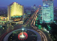 Город Джакарта - столица Индонезии