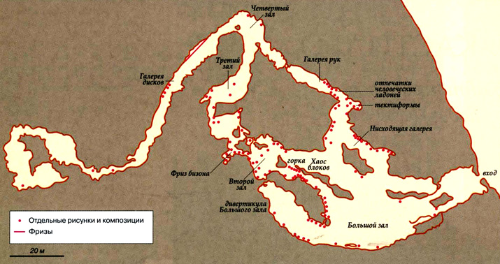 карта пещеры Эль-Кастильо