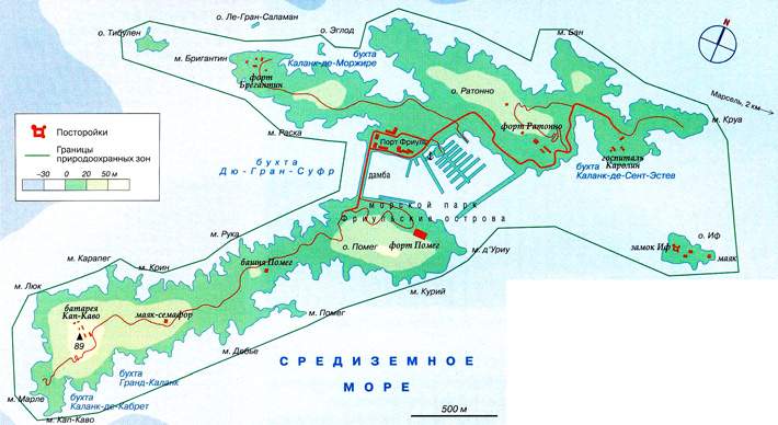 Фриульские острова на карте