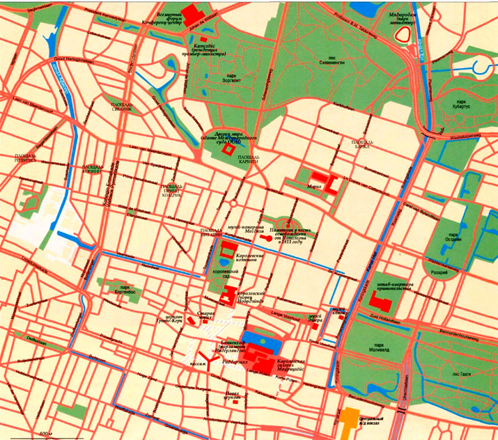 карта города Гаага