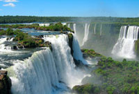 Водопады Национального парка Игуасу, Аргентина, Бразилия, Южная Америка.