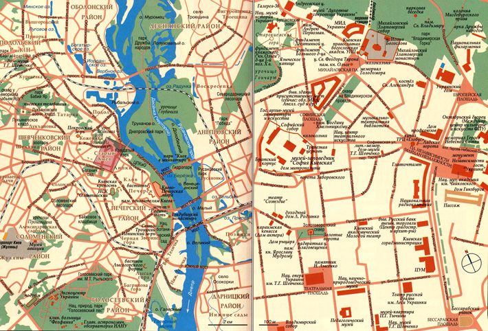 Старый Киев (Верхний город) на карте