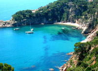 Район Коста-Брава, курортное побережье в Испании.