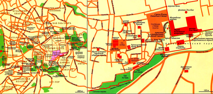 Еврейский квартал на карте