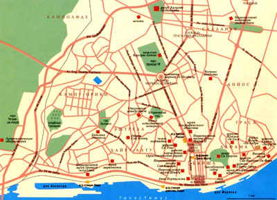карта грода Лиссабон
