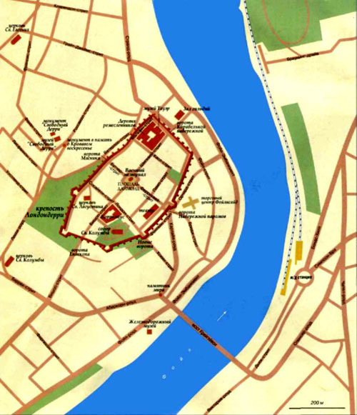Город Лондондерри на карте.