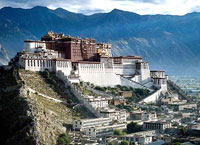 Лхаса, город в Тибете.