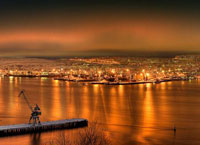 Мурманск, город-порт в России.
