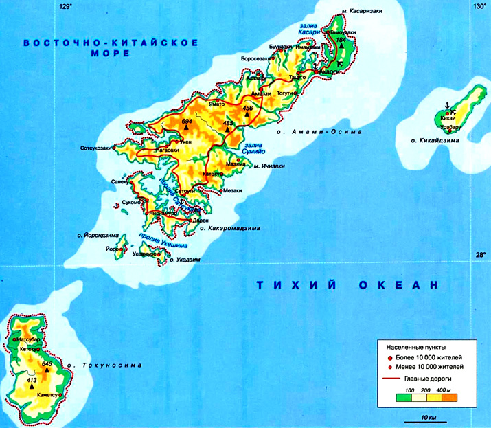 остров Осима на карте