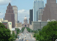 Город Остин, cтолица штата Техас, США.