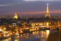 Город Париж, столица Франции, Европа.