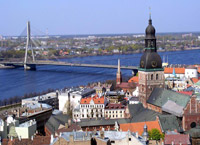 Город Рига, Столица Латвии.