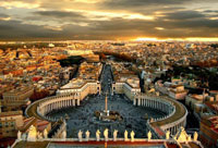 Город Рим, столица Италии, Европа.