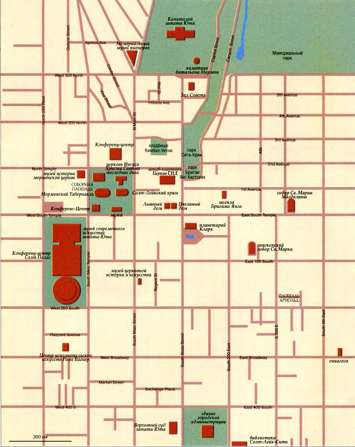 Карта Cолт-Лейк-Сити