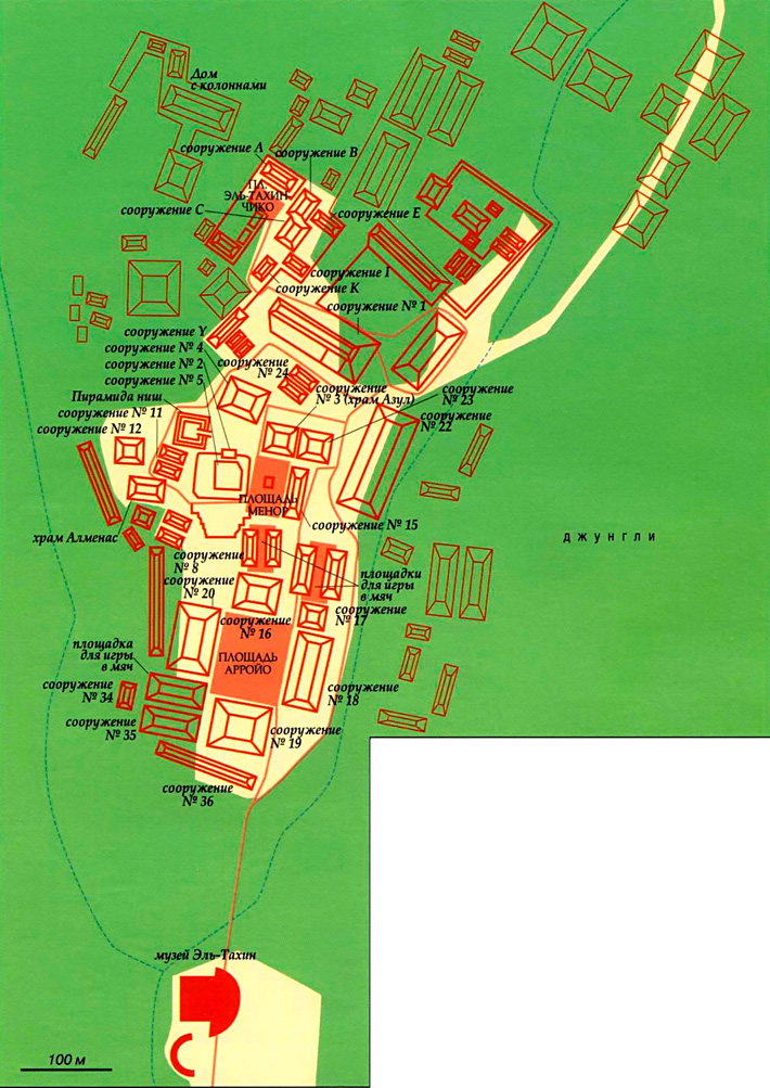 Карта города Эль-Тахин