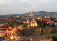 на фото Тбилиси (столица Грузии)