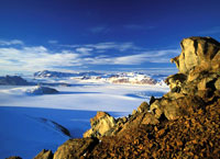 на фото Трансантарктические горы