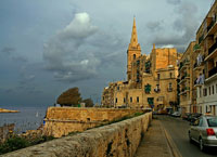Валлетта. Столица Республики Мальта. Крепость посреди моря.