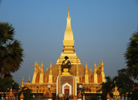 на фото Вьентьян (столица Лаоса)