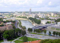 Город Вильнюс, столица Литвы, крупнейший город Литовской Республики.