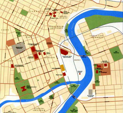 город Виннипег на карте (Канада)