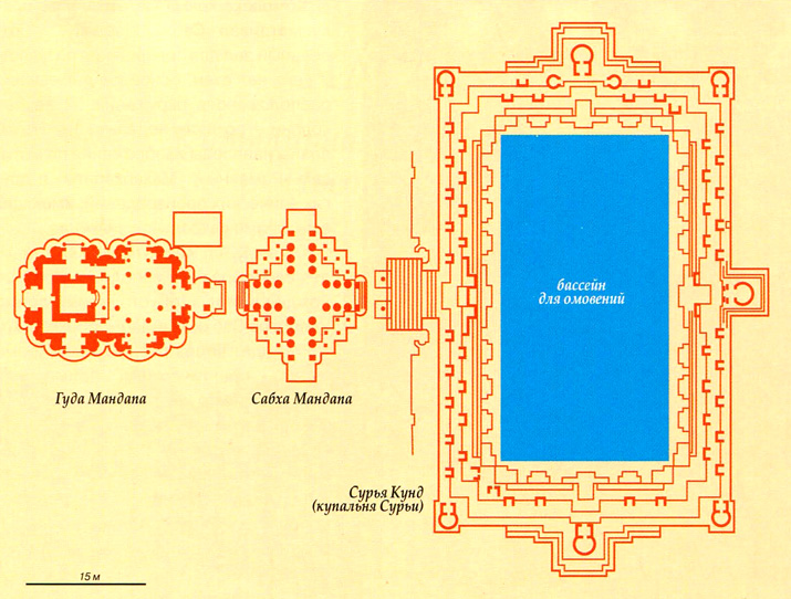 Храм Солнца в Модхере на карте
