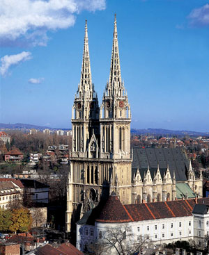 Архитектура Загреба, столицы Хорватии.