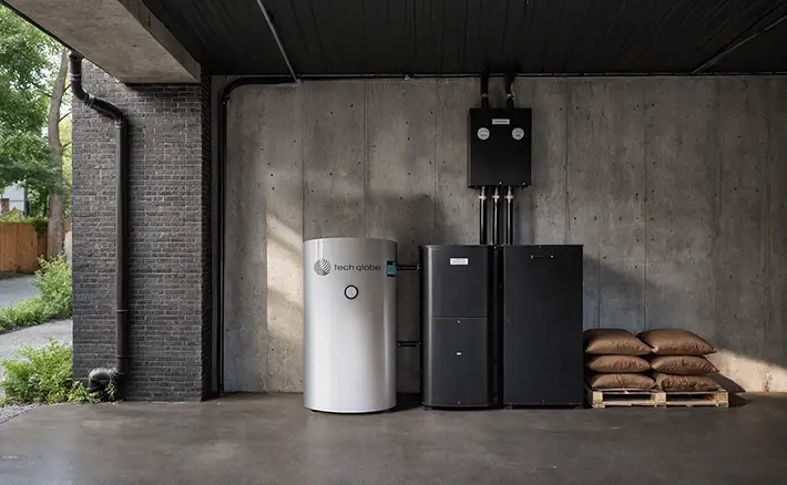 на фото Зачем нужна буферная емкость для теплового насоса